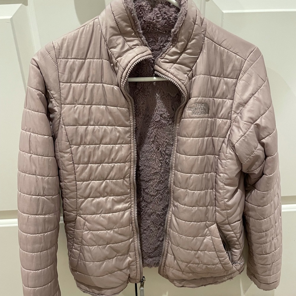 Kids reversible north face coat